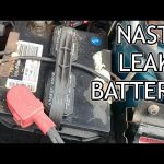 car battery leaks